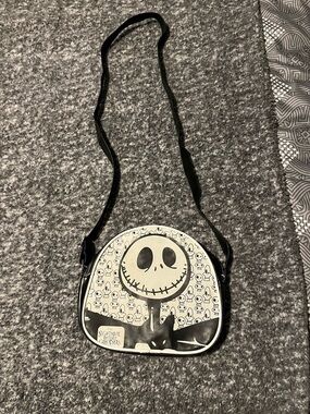 The Nightmare Before Christmas Jack Skellington Crossbody Bag - Black & White